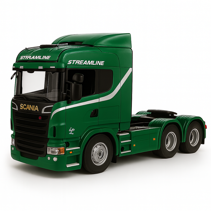 Caminhão Scania Miniatura Realista de Controle Remoto + Carreta de Brinde